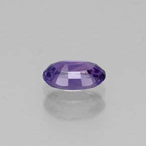Zaffiro naturale viola da 0,59 ct, taglio ovale, VS