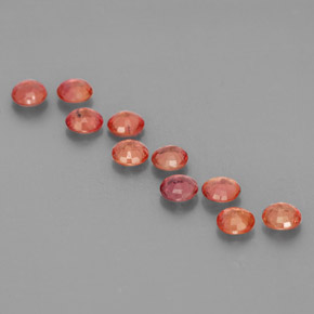 Zaffiro naturale multicolore da  ct, taglio rotondo, VVS-VS