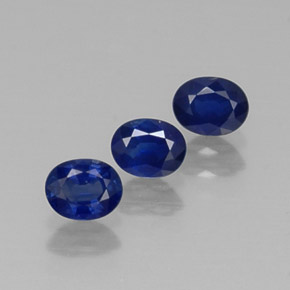 Zaffiro naturale blu da  ct, taglio ovale, VS