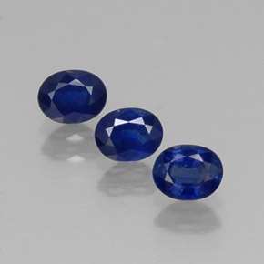 Zaffiro naturale blu da  ct, taglio ovale, VS