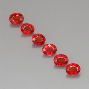 Zaffiro naturale arancione da 2,08 ct, taglio ovale, VVS-VS