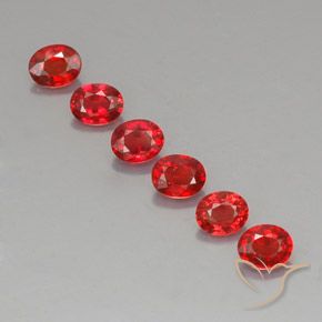 Zaffiro naturale arancione da 2,10 ct, taglio ovale, VVS-VS