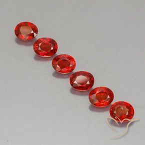 Zaffiro naturale arancione da 2,12 ct, taglio ovale, VVS-VS