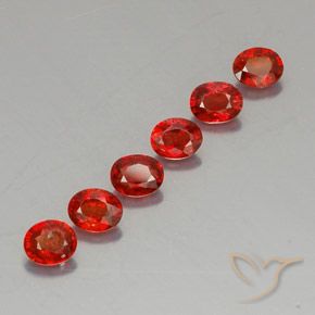 Zaffiro naturale arancione da 2,12 ct, taglio ovale, VVS-VS
