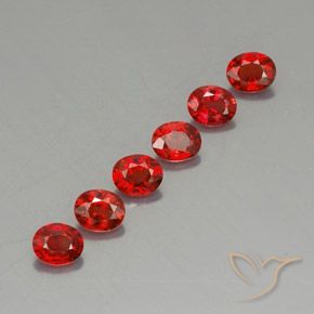 Gemme di Zaffiro Rosso brillante naturale da 1.81 ct, Ovale, VVS-VS