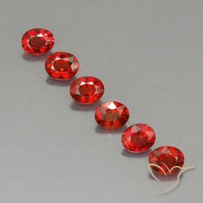 Zaffiro naturale arancione da 2,27 ct, taglio ovale, VVS-VS