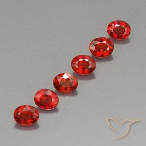 Zaffiro naturale arancione da 2,27 ct, taglio ovale, VVS-VS
