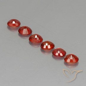 Zaffiro naturale arancione da 2,27 ct, taglio ovale, VVS-VS