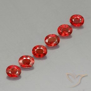 Zaffiro naturale arancione da 2,08 ct, taglio ovale, VVS-VS