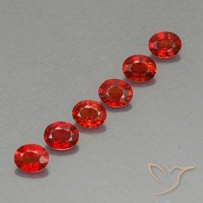 Gemme di Zaffiro Rosso brillante naturale da 2.02 ct, Ovale, VVS-VS