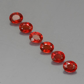 Zaffiro naturale arancione da 2,08 ct, taglio ovale, VVS-VS