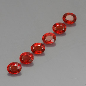 Zaffiro naturale arancione da 2,08 ct, taglio ovale, VVS-VS
