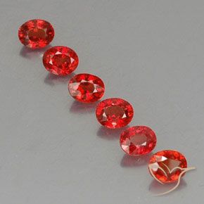Zaffiro naturale arancione da 2,37 ct, taglio ovale, VVS-VS