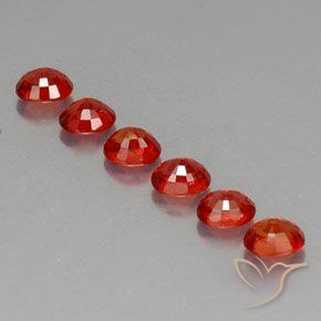 Zaffiro naturale arancione da 2,37 ct, taglio ovale, VVS-VS