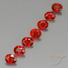 Gemme di Zaffiro Rosso brillante naturale da 2.60 ct, Ovale, VVS-VS