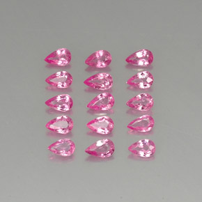 Zaffiro naturale rosa da  ct, taglio a pera, VVS-VS