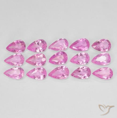 3.77ctw Naturale Magenta intenso Zaffiro, Forma a pera, VVS-VS