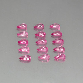 Zaffiro naturale rosa da  ct, taglio a pera, VVS-VS