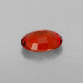 Zaffiro naturale arancione da 1,21 ct, taglio ovale, VVS