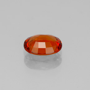 Zaffiro naturale arancione da 1,21 ct, taglio ovale, VVS