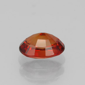 Zaffiro naturale arancione da 1,09 ct, taglio ovale, VVS