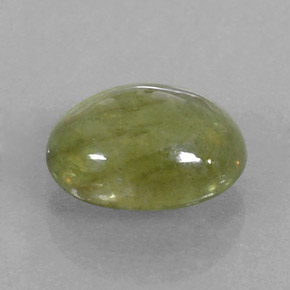 Zaffiro naturale verde da 2,97 ct, trasparente, trasparente/traslucido