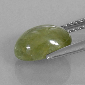 Zaffiro naturale verde da 2,97 ct, trasparente, trasparente/traslucido