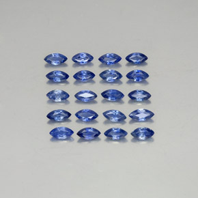 Zaffiro naturale blu da  ct, marchesa, VVS-VS