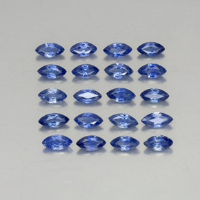 Zaffiro naturale blu da  ct, marchesa, VVS-VS