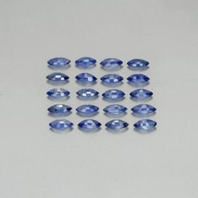 Zaffiro naturale blu da  ct, marchesa, VVS-VS