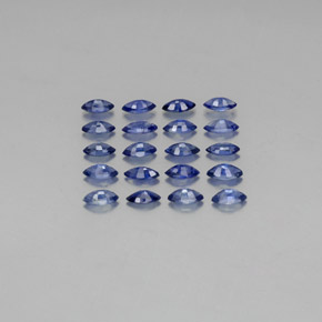 Zaffiro naturale blu da  ct, marchesa, VVS-VS