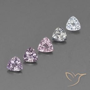 Gemme di Zaffiro Multicolore naturale da 1.58 ct, Taglio trillion, VVS-VS