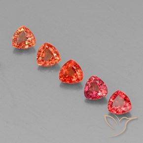 Zaffiro naturale multicolore da 1,76 ct, trillion, VVS-VS