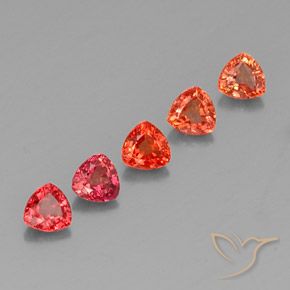 Zaffiro naturale multicolore da 1,76 ct, trillion, VVS-VS