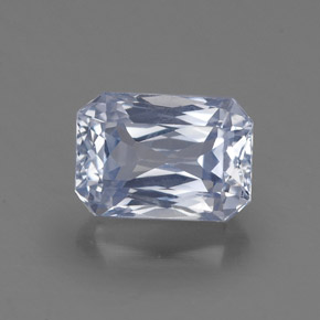 Zaffiro naturale blu da 1,85 ct, taglio smeraldo, VS