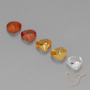 Zaffiro naturale multicolore da 2,09 ct, trillion, VVS-VS