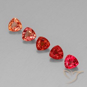 Zaffiro naturale multicolore da 1,74 ct, trillion, VVS-VS