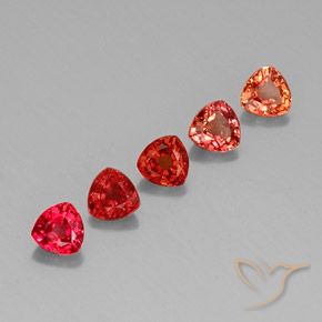 Zaffiro naturale multicolore da 1,74 ct, trillion, VVS-VS