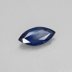 Zaffiro naturale blu da 0,79 ct, marchesa, VS