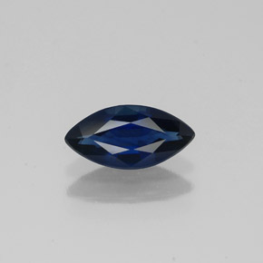 Zaffiro naturale blu da 0,83 ct, marchesa, VS
