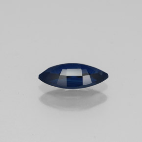 Zaffiro naturale blu da 0,83 ct, marchesa, VS