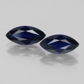 Zaffiro naturale blu da  ct, marchesa, VVS-VS
