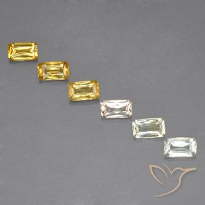 Gemme di Zaffiro Multicolore naturale da 2.00 ct, Ottagonale / Taglio smeraldo, VS
