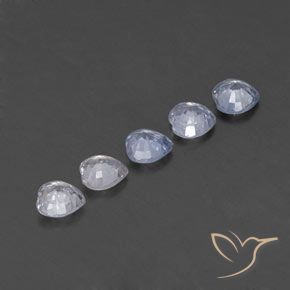 Gemme di Zaffiro Multicolore naturale da 2.22 ct, Cuore, VVS-VS