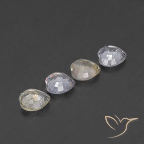 Gemme di Zaffiro Multicolore naturale da 2.33 ct, Cuore, VVS-VS