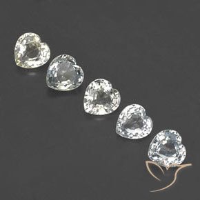 Gemme di Zaffiro Multicolore naturale da 1.52 ct, Cuore, VVS-VS