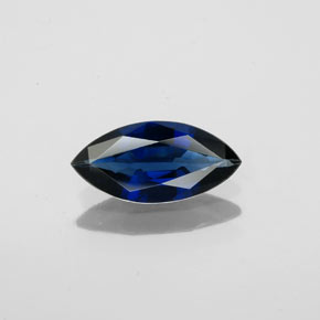 Zaffiro naturale blu da 0,72 ct, marchesa, VS