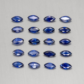 Zaffiro naturale blu da 1,81 ct, marchesa, VS