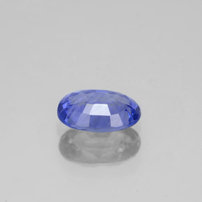 Zaffiro naturale blu da 1,17 ct, taglio ovale, VS