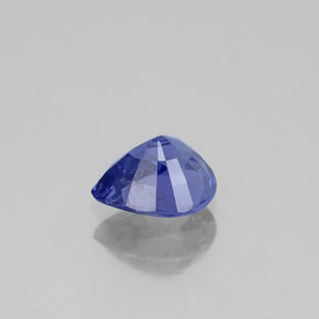 Zaffiro naturale blu da 1,16 ct, taglio a pera, VS-SI
